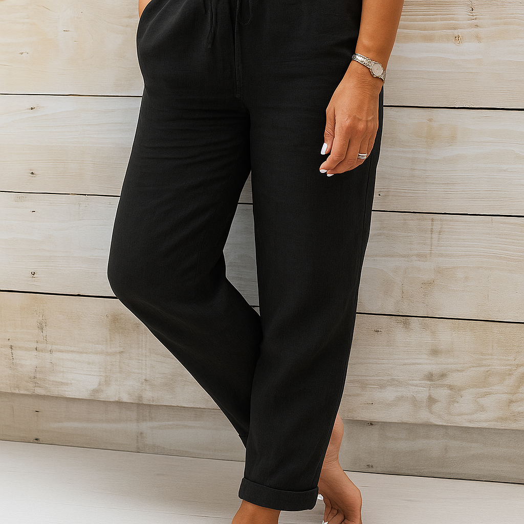 Nora | Stilvolle Leinen Damenhose
