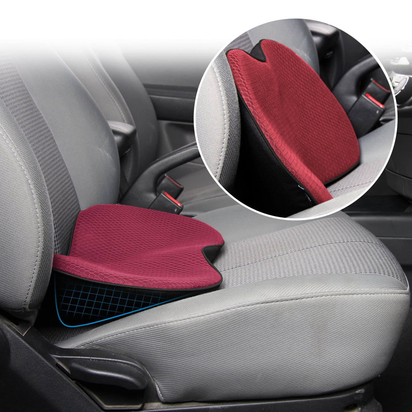 Montfort | Ergonomisches Autofahrer-Sitzkissen