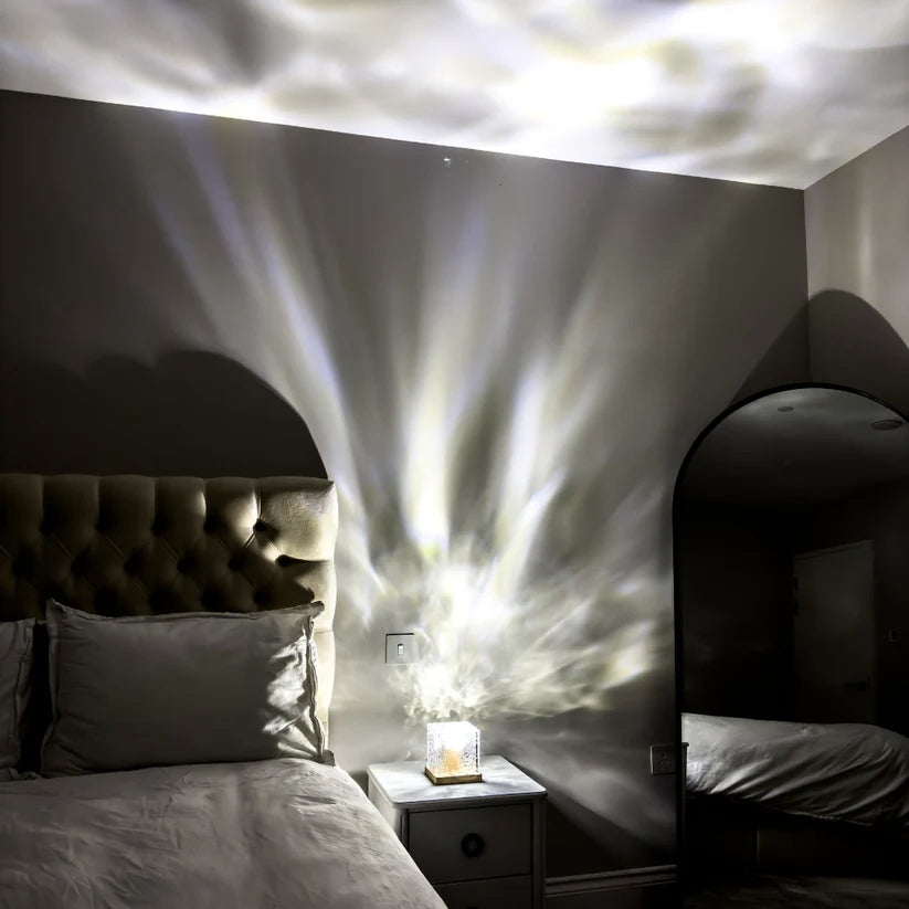 LumaZen | Beruhigende Ozeanwellen-Projektorlampe für entspannende Stimmung