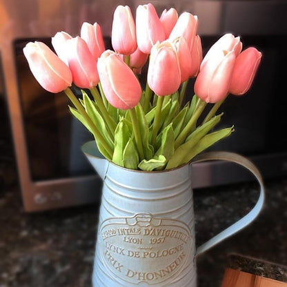 10-teiliges Set Kunstblumen Tulpen