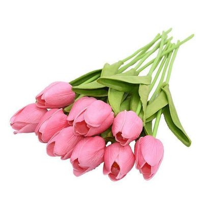 10-teiliges Set Kunstblumen Tulpen