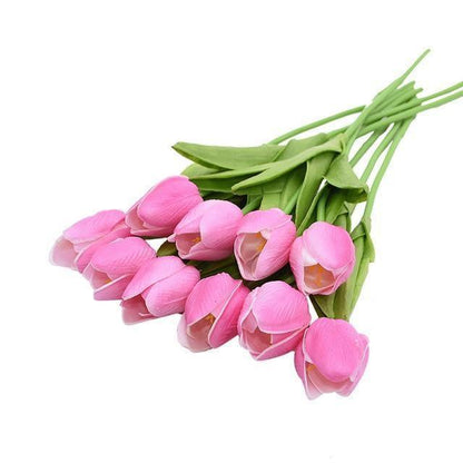 10-teiliges Set Kunstblumen Tulpen