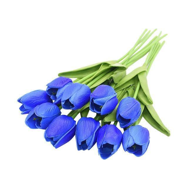 10-teiliges Set Kunstblumen Tulpen