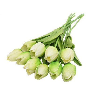 10-teiliges Set Kunstblumen Tulpen