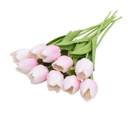 10-teiliges Set Kunstblumen Tulpen