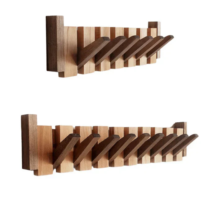 PianoLux | Künstlerische Holz-Garderobe im Klavierdesign