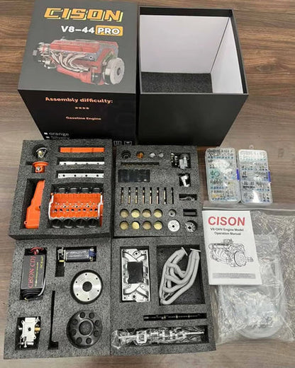 🎉Letzter Tag der Aktion 50% Rabatt 🔥 - Benzin OHV V8 Kleinblock Motor Modellkits