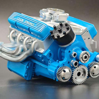 🎉Letzter Tag der Aktion 50% Rabatt 🔥 - Benzin OHV V8 Kleinblock Motor Modellkits