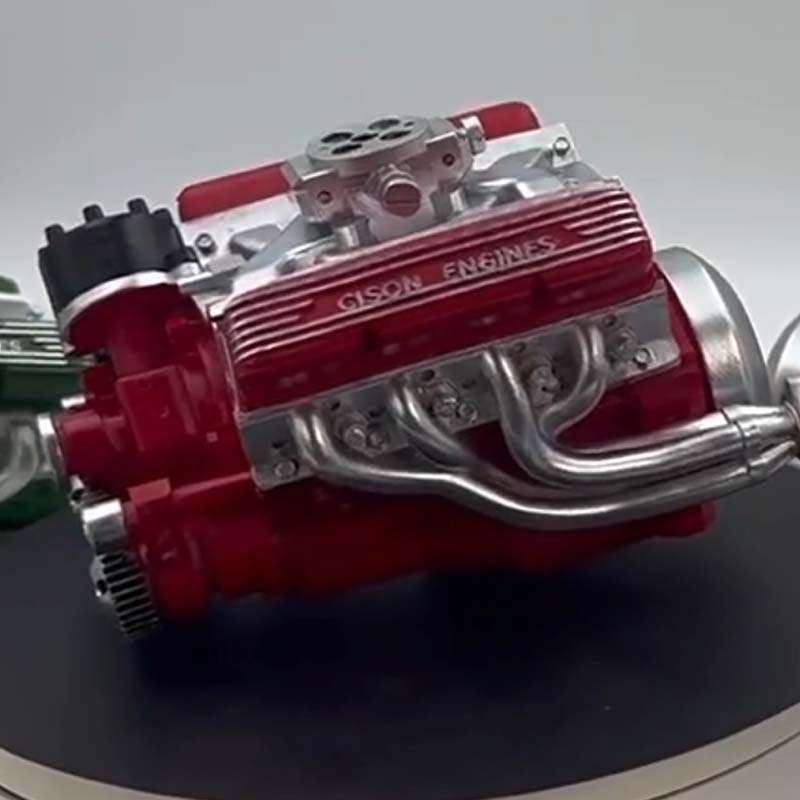 🎉Letzter Tag der Aktion 50% Rabatt 🔥 - Benzin OHV V8 Kleinblock Motor Modellkits