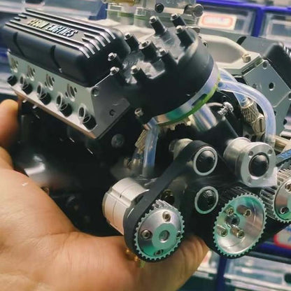 🎉Letzter Tag der Aktion 50% Rabatt 🔥 - Benzin OHV V8 Kleinblock Motor Modellkits