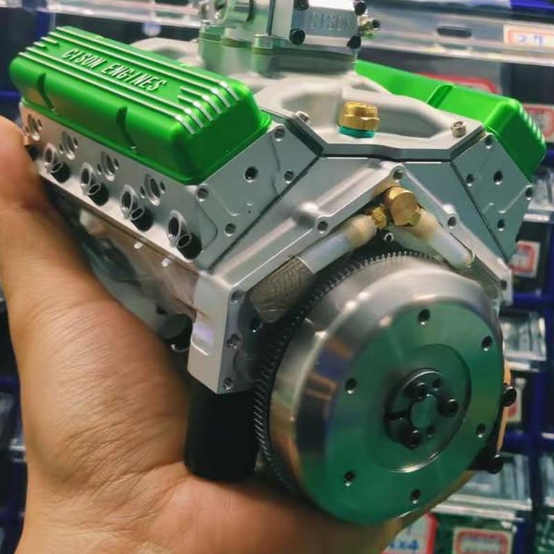 🎉Letzter Tag der Aktion 50% Rabatt 🔥 - Benzin OHV V8 Kleinblock Motor Modellkits