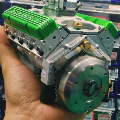 🎉Letzter Tag der Aktion 50% Rabatt 🔥 - Benzin OHV V8 Kleinblock Motor Modellkits
