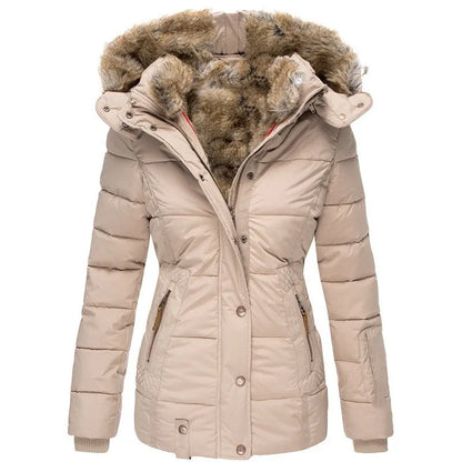 Tommy | Damenjacke mit Kragen und Fell