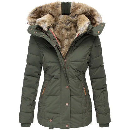 Tommy | Damenjacke mit Kragen und Fell