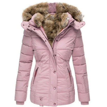 Tommy | Damenjacke mit Kragen und Fell