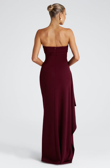 Willa | Maxikleid mit tiefem Schlitz
