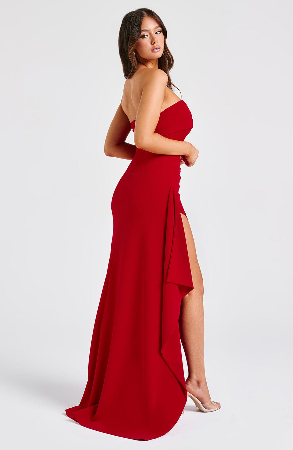 Willa | Maxikleid mit tiefem Schlitz
