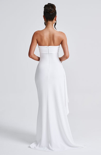 Willa | Maxikleid mit tiefem Schlitz
