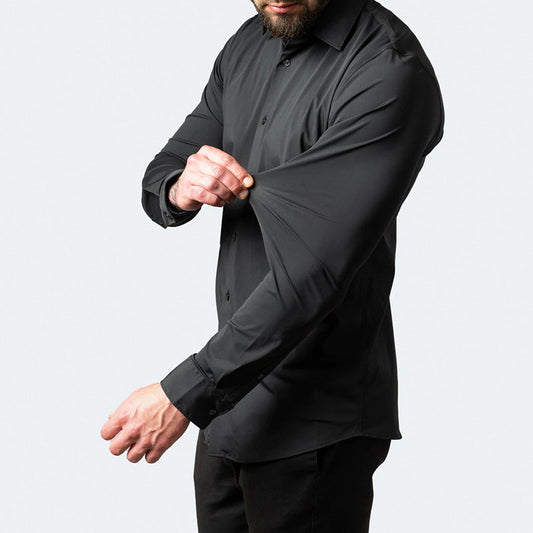 FlexiStyle Hemd | Knitterfreies, Dehnbares Shirt für den modernen Mann