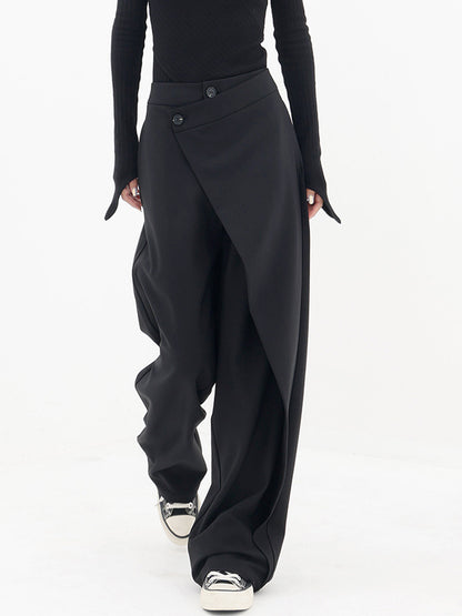 AMNA© Style Revolution | Asymmetrische Baggy-Hose mit Komfort-Design