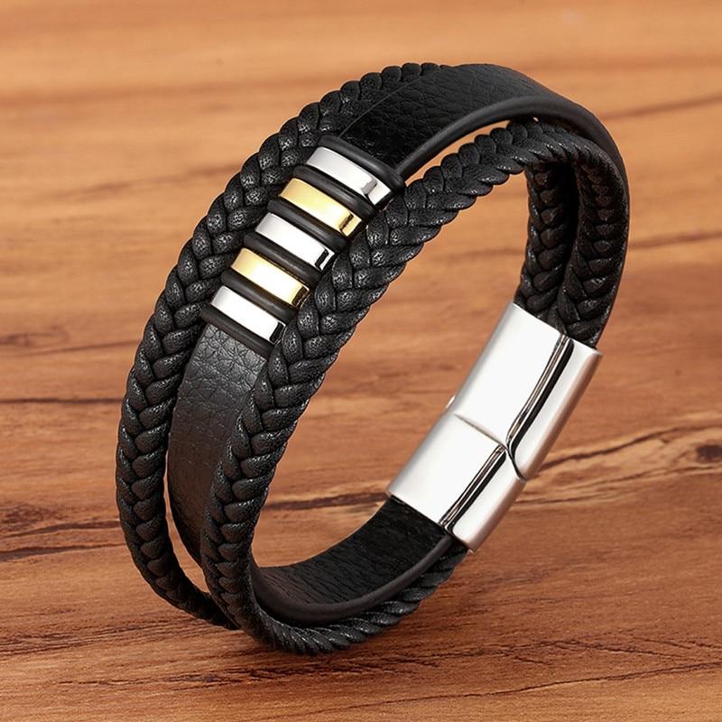 LederEleganz | Exklusive Herrenarmbänder aus echtem Leder für einen zeitlosen Look