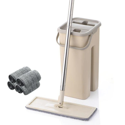 ReinigerPro | 360° Flexibler Mop + 4 GRATIS Pads