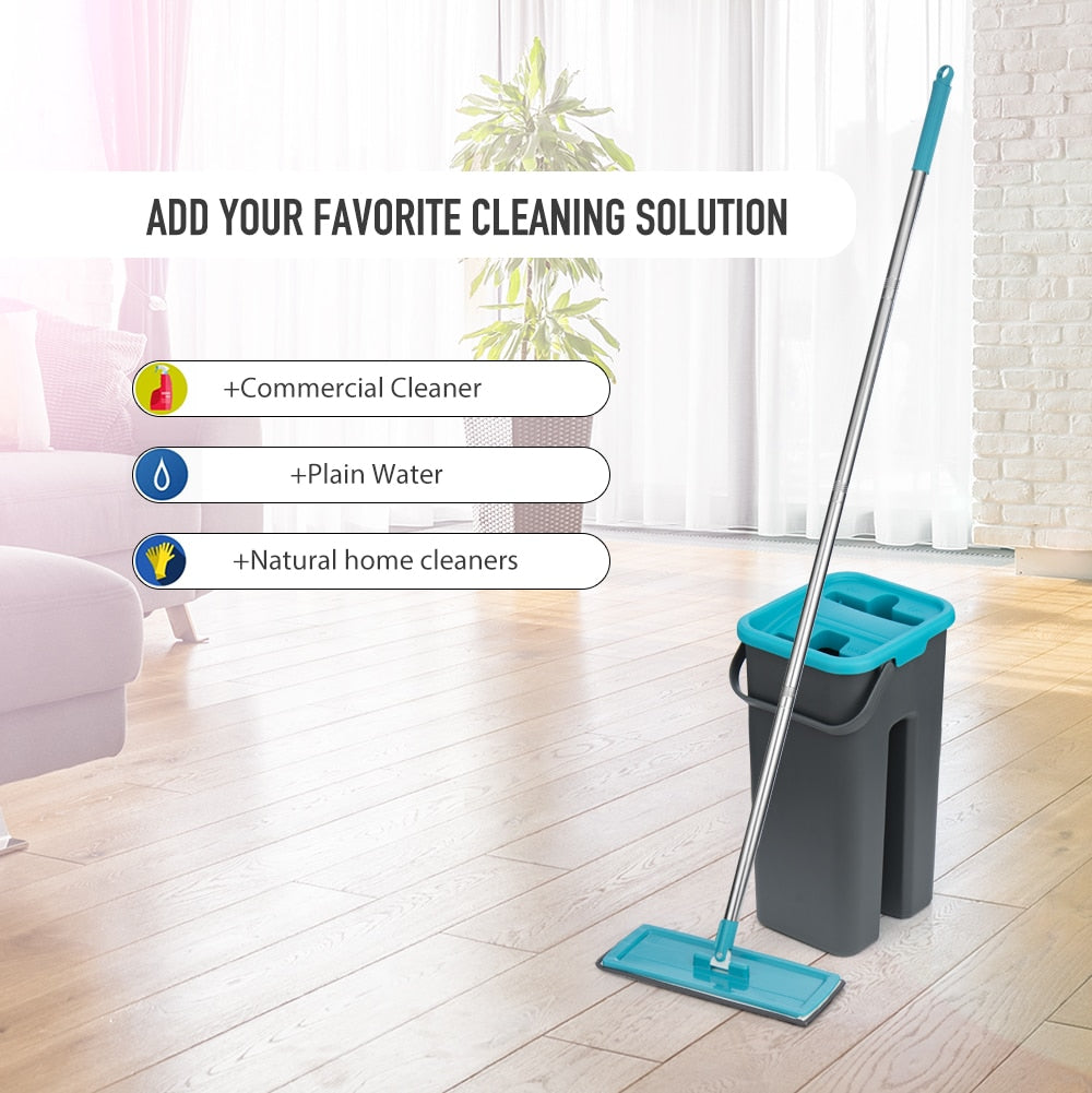 ReinigerPro | 360° Flexibler Mop + 4 GRATIS Pads