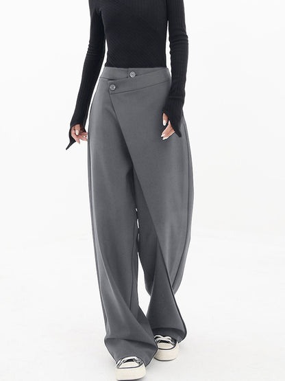 AMNA© Style Revolution | Asymmetrische Baggy-Hose mit Komfort-Design